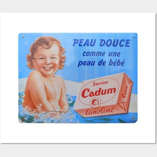 Cadum Soap, like a babies skin Posters and Art